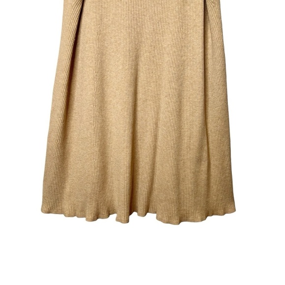 J. Crew Tan Ribbed Knit Women’s Tank Swing Sweater Dress Sz 2X - Picture 8 of 9
